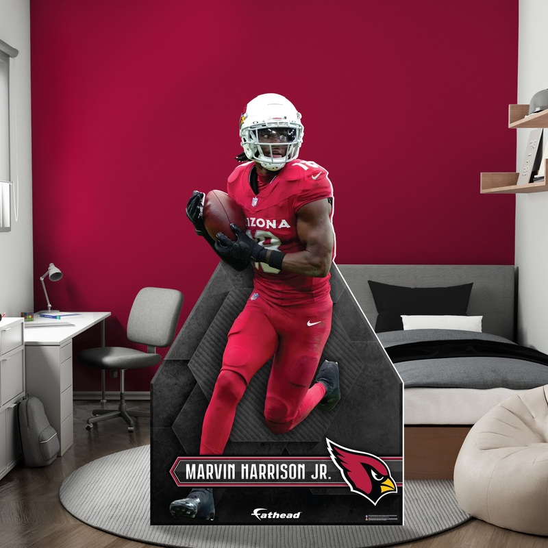 Marvin Harrison Jr. – Life-Size Stand Out – Official NFL – Arizona Cardinals – Foam Core Cutout