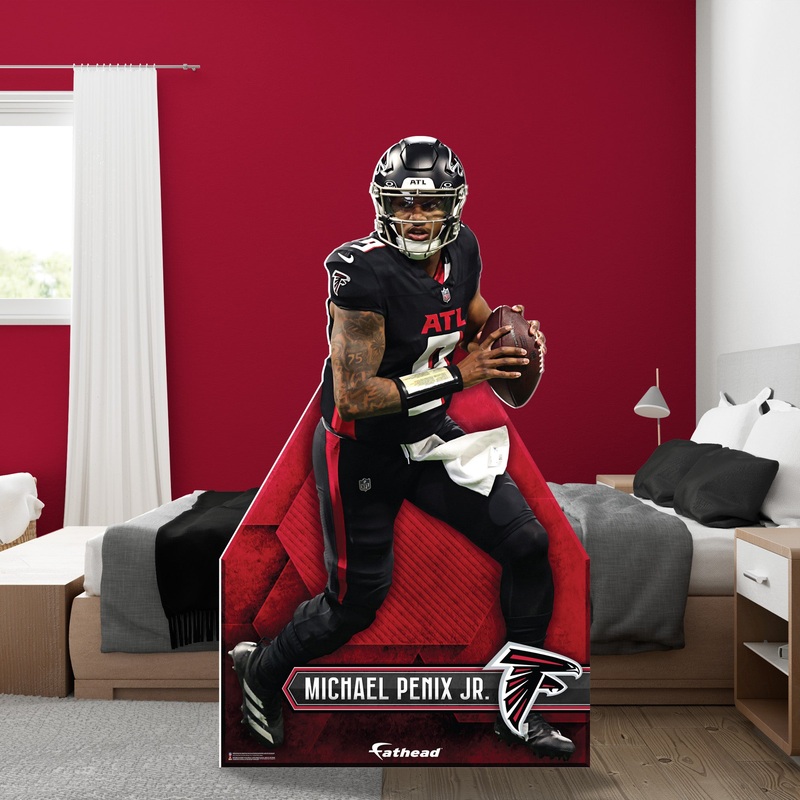 Michael Penix Jr. – Life-Size Stand Out – Official NFL – Atlanta Falcons – Foam Core Cutout