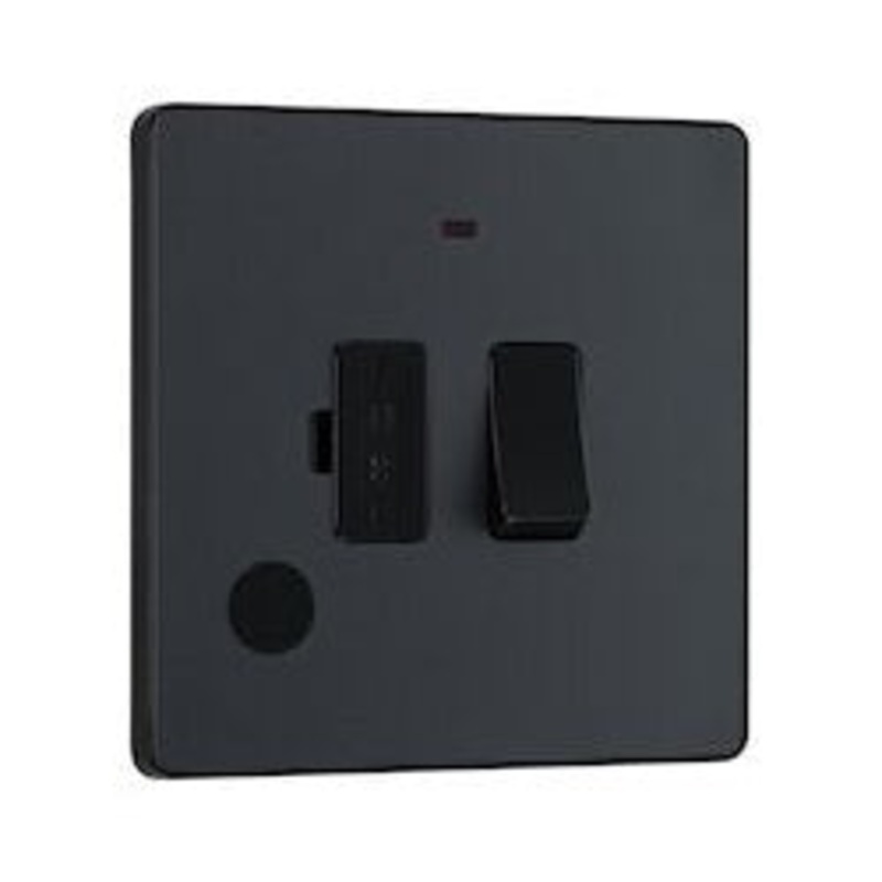 BG 13a Plastic Switched Fused Spur With LED