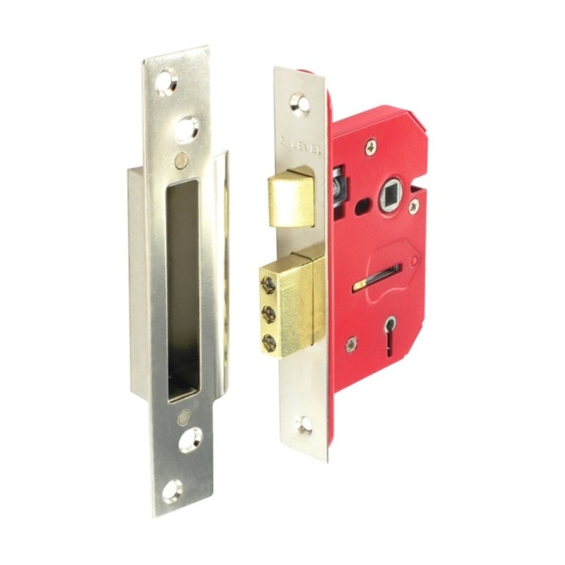 Securit 5 Lever Sashlock|75mm Brass Plated