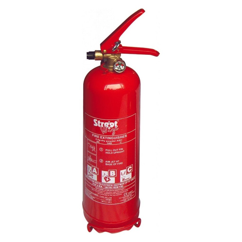 Streetwize ABC Fire Extinguisher With Gauge 1kg