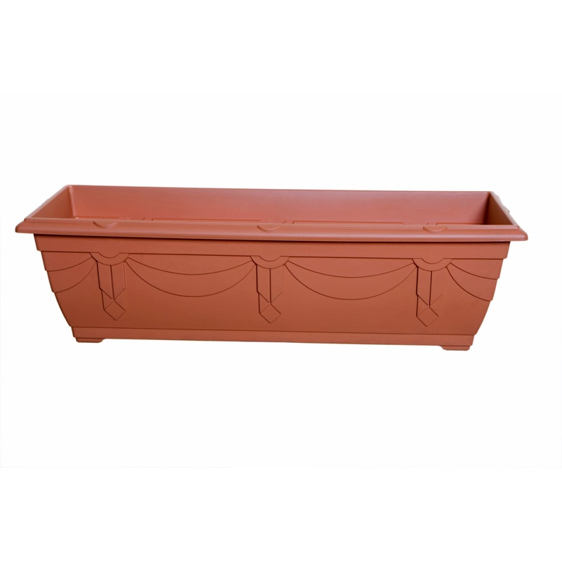 Whitefurze 60cm Venetian Window Box Terracotta