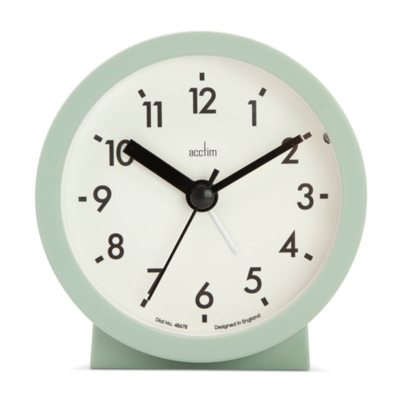 Gaby Alarm Clock With Snooze|Cool Mint|Mocha|White