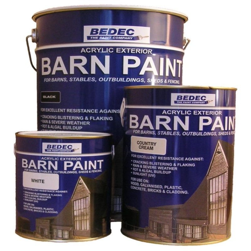Bedec Barn Paint Satin 20L|Black