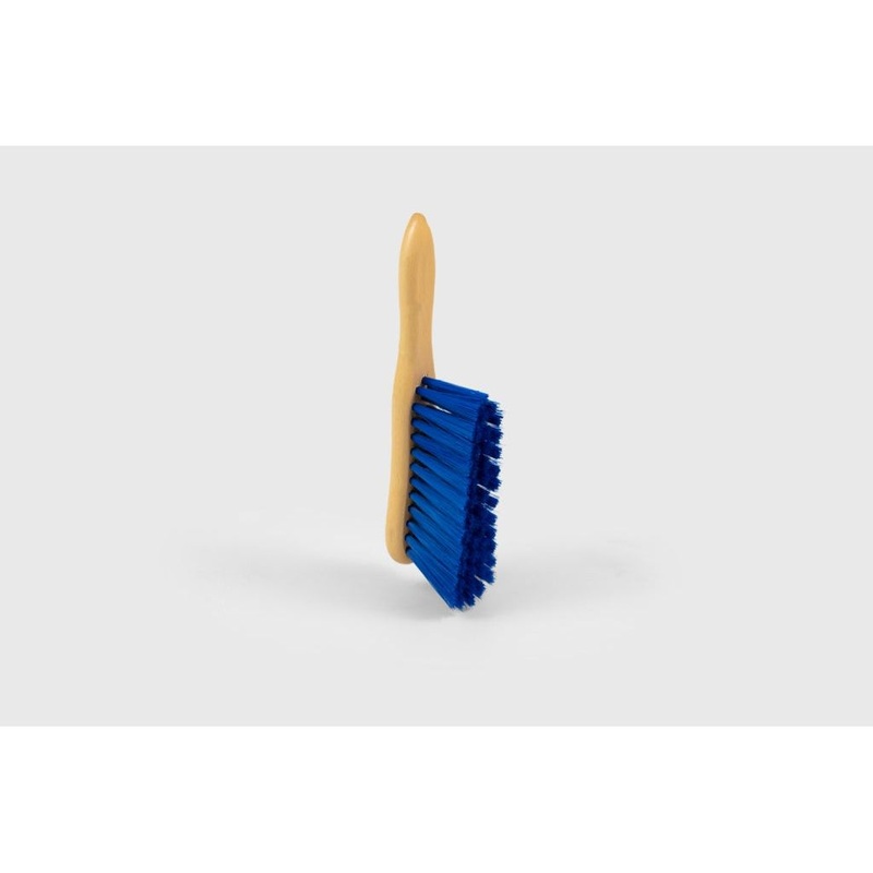 Hill Brush Banister Brush – Lacquered Stock, Soft Blue PVC