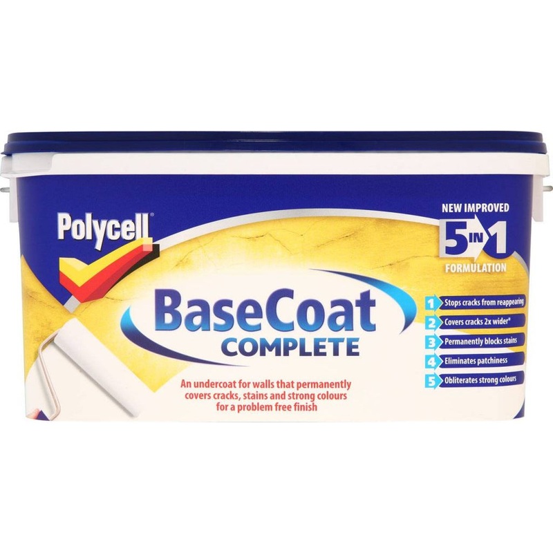 Polycell Basecoat Complete|2.5L|5L