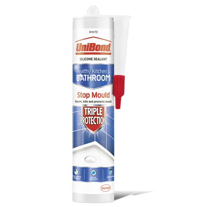 UniBond Anti Mould Triple Protect Cartridge White