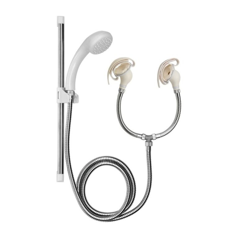 Croydex Bath Shower Set|White|White