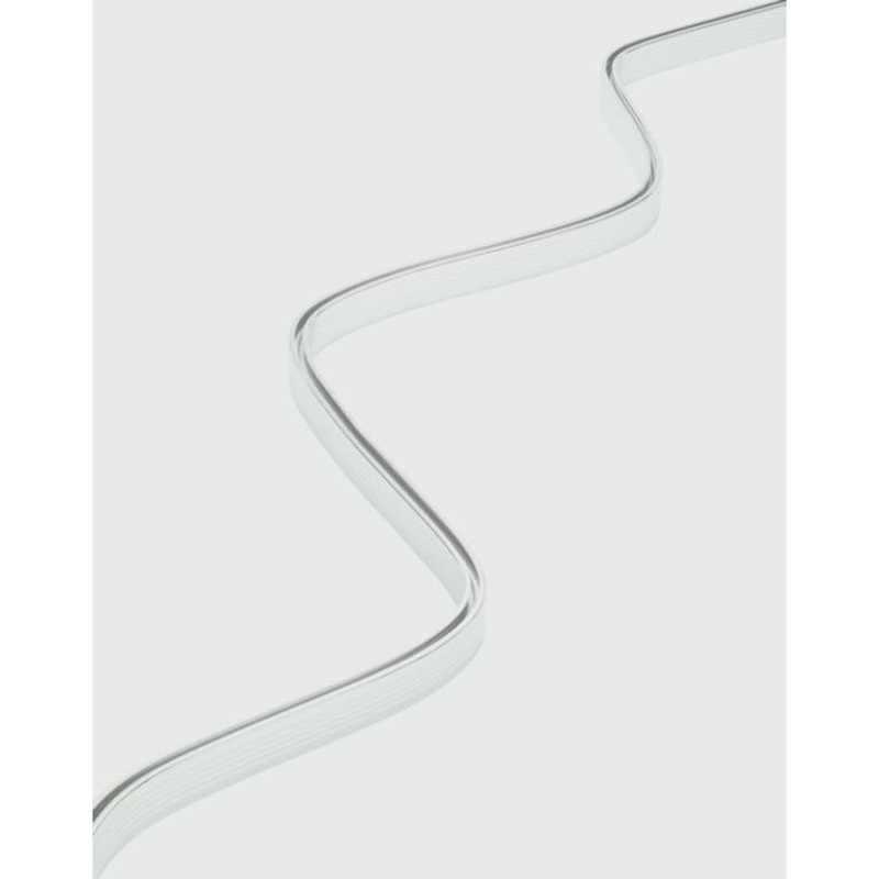 Croydex Bendy Rail White|2.5m|2.5m