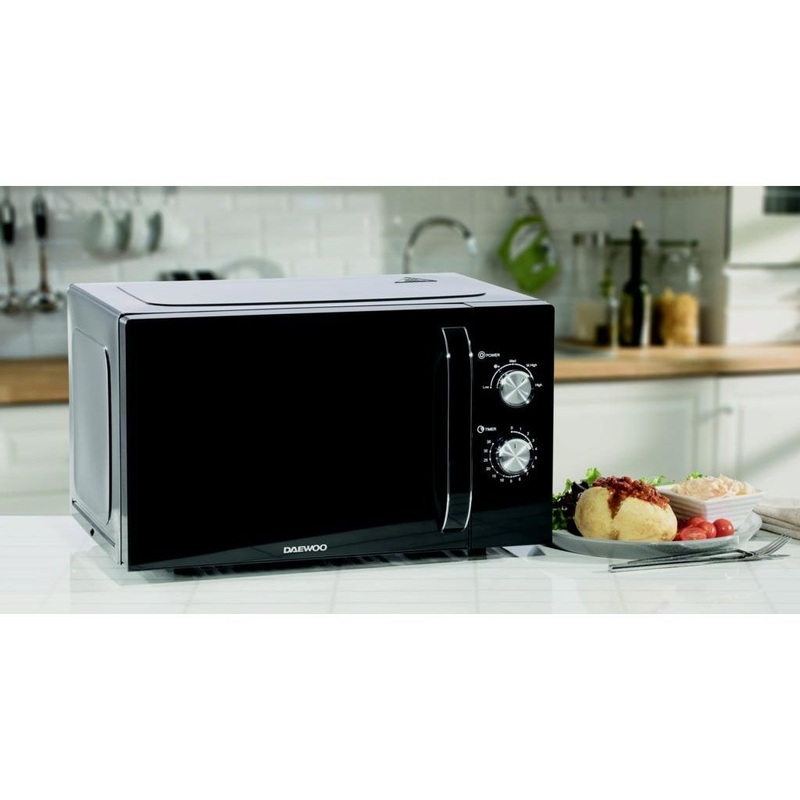 Daewoo Black Microwave 800w|Black