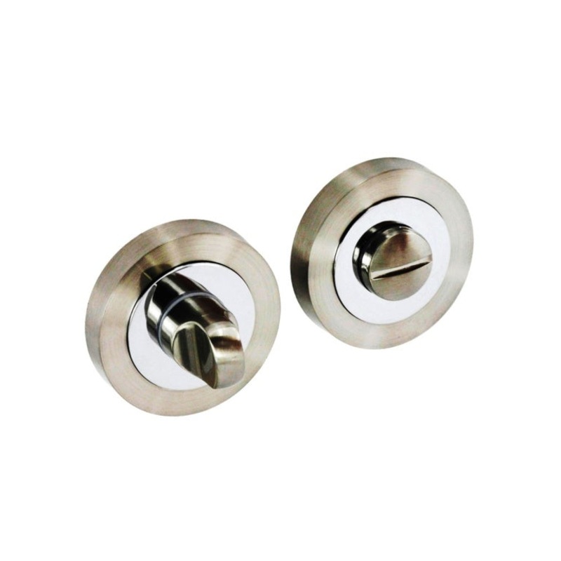 Securit Bathroom Thumbturn|50mm SN/CP