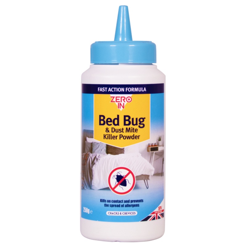 Zero In Bed Bug & Dust Mite Killer Powder – 250g
