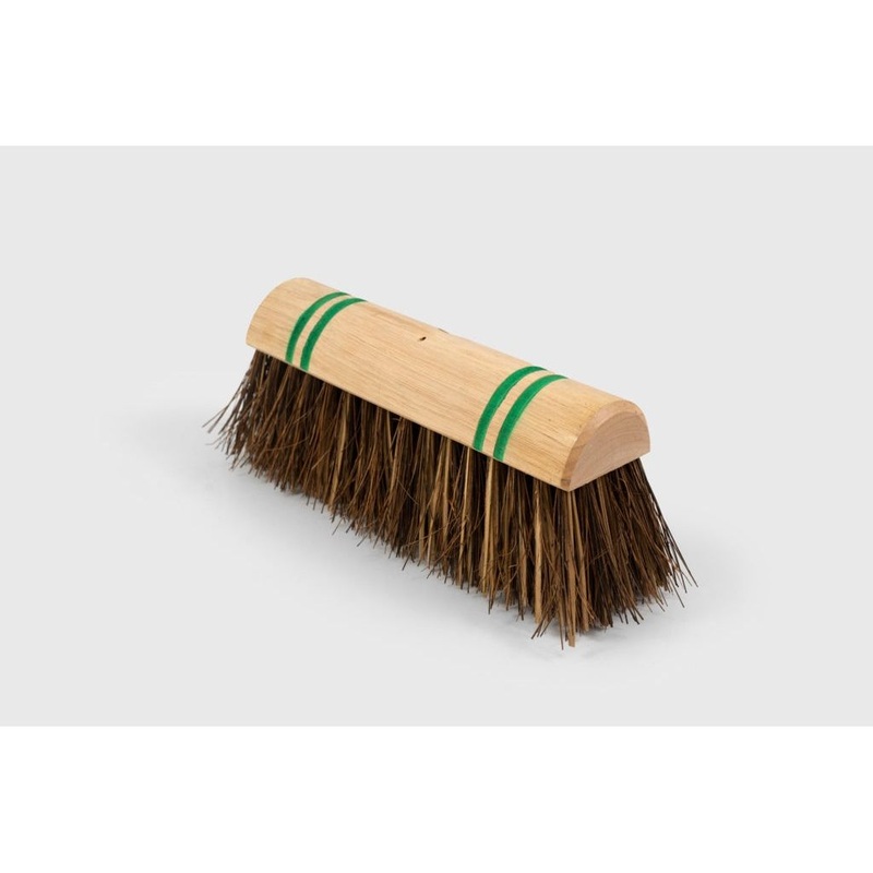 Hill Brush Broom – Domestic Bass Mix, Striped 10.5 x 3