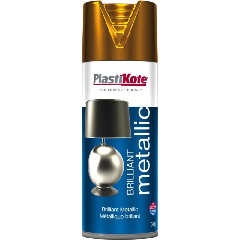 PlastiKote Brilliant Metallic 400ml Aerosol