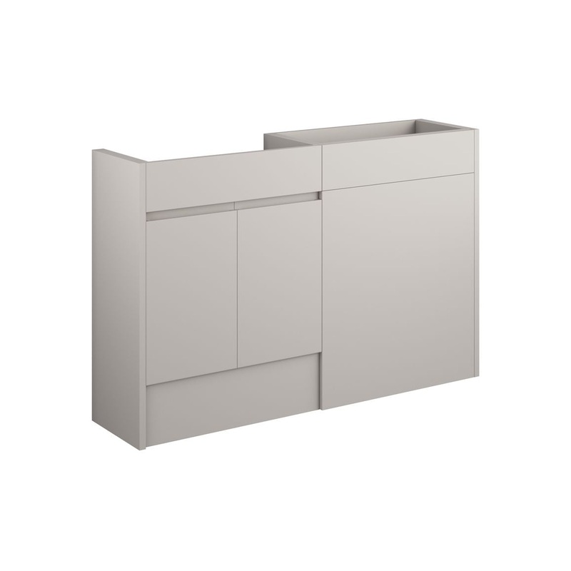 Camil 1236mm Standard Basin & WC Unit Pack – Matt Dove Grey