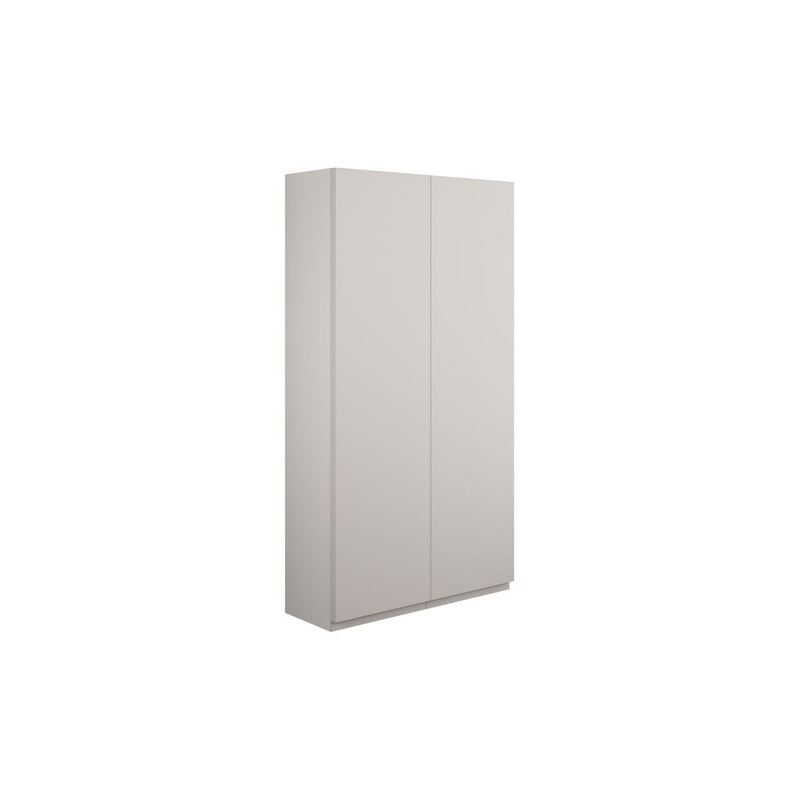Camil 600mm Slim 2 Door Storage Unit – Matt Dove Grey