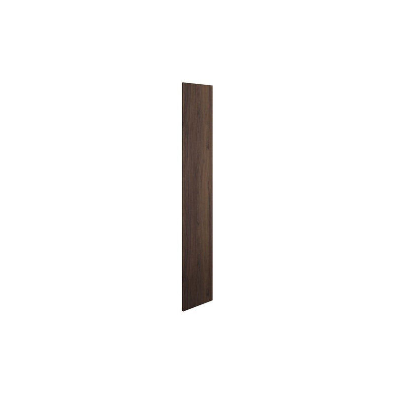 Paddock Tall End Panel – Warm Walnut