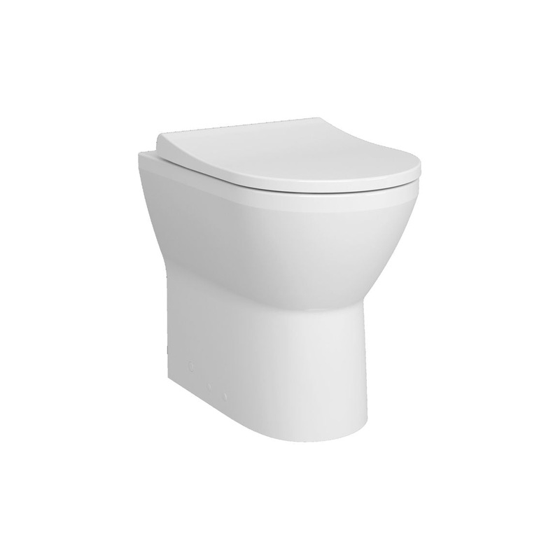 VitrA Integra Rimless Comfort Height Back to Wall Pan Only – White