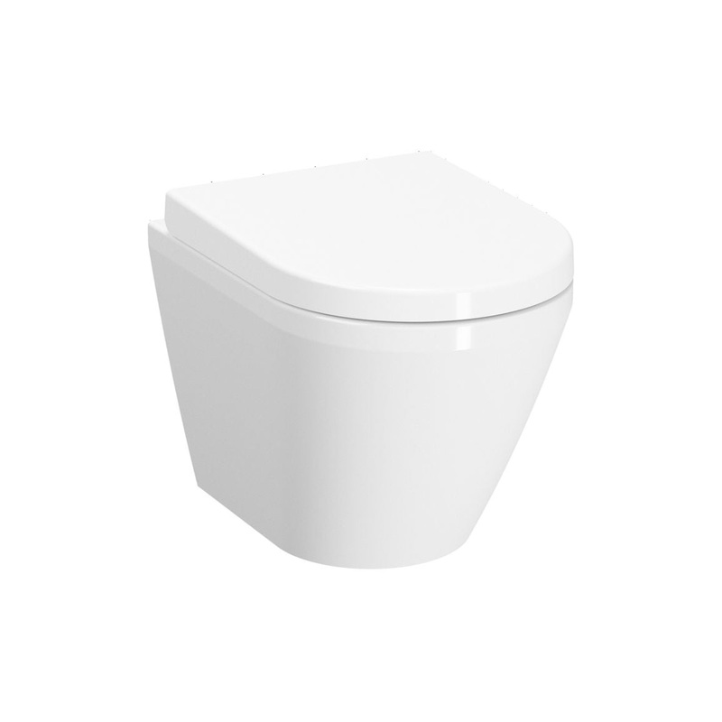 VitrA Integra Rimless Short Projection Wall Hung Pan Only – White