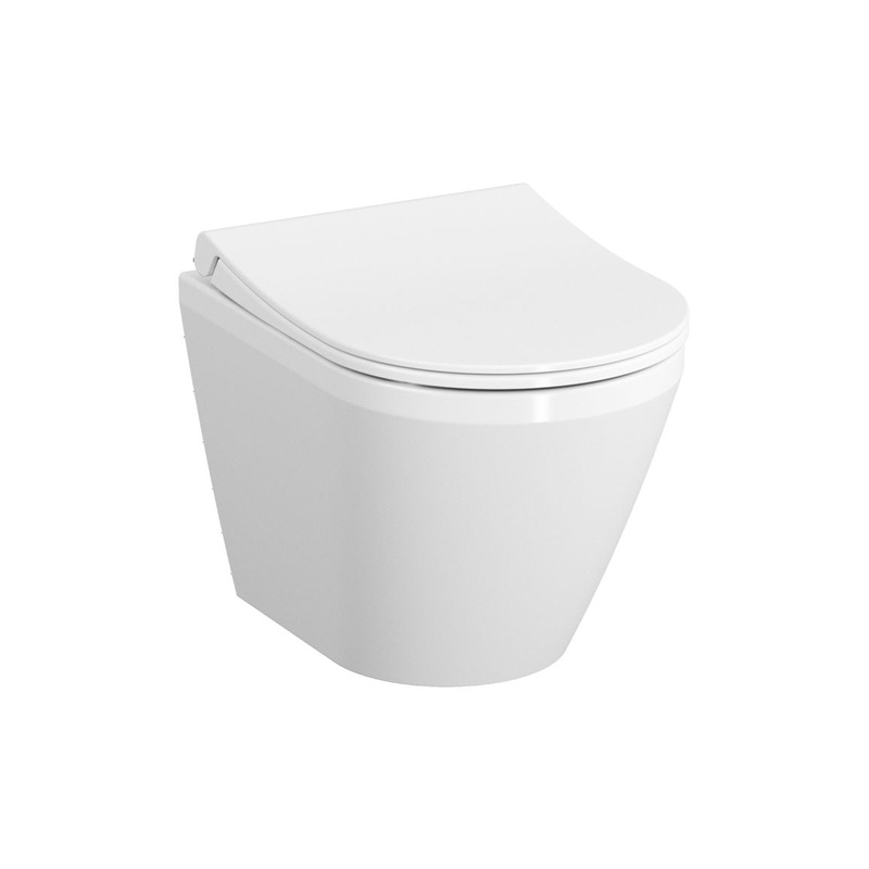 VitrA Integra Rimless Wall Hung Pan Only (Hidden Fix) – White