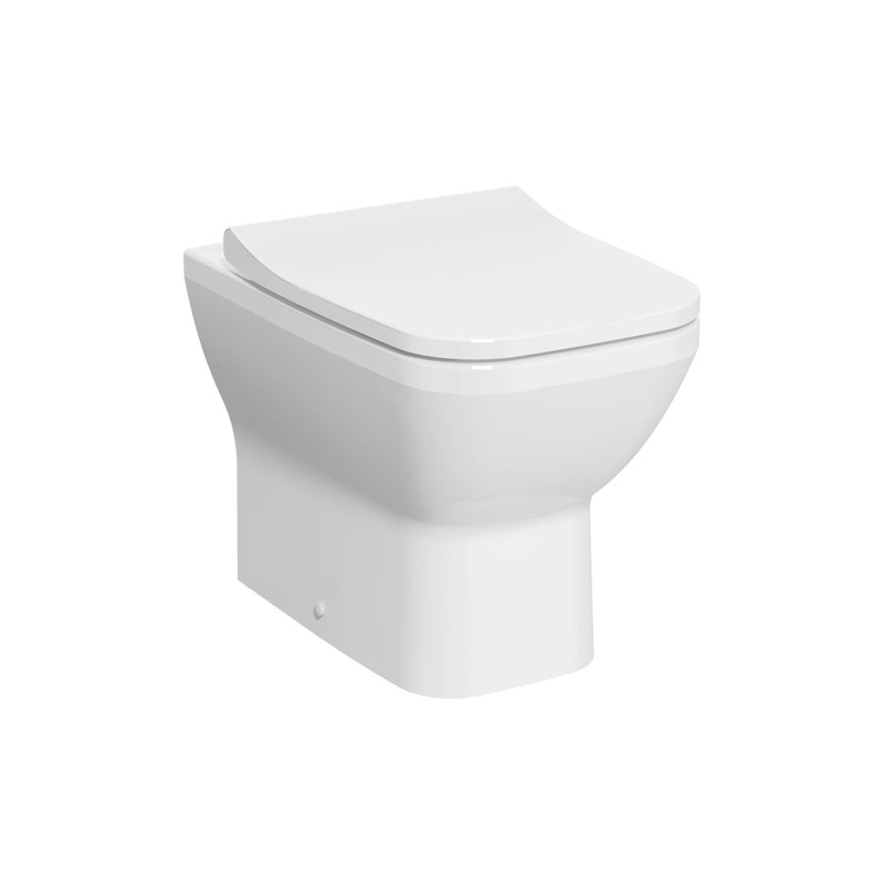 VitrA Integra Square Rimless Back to Wall Pan Only – White