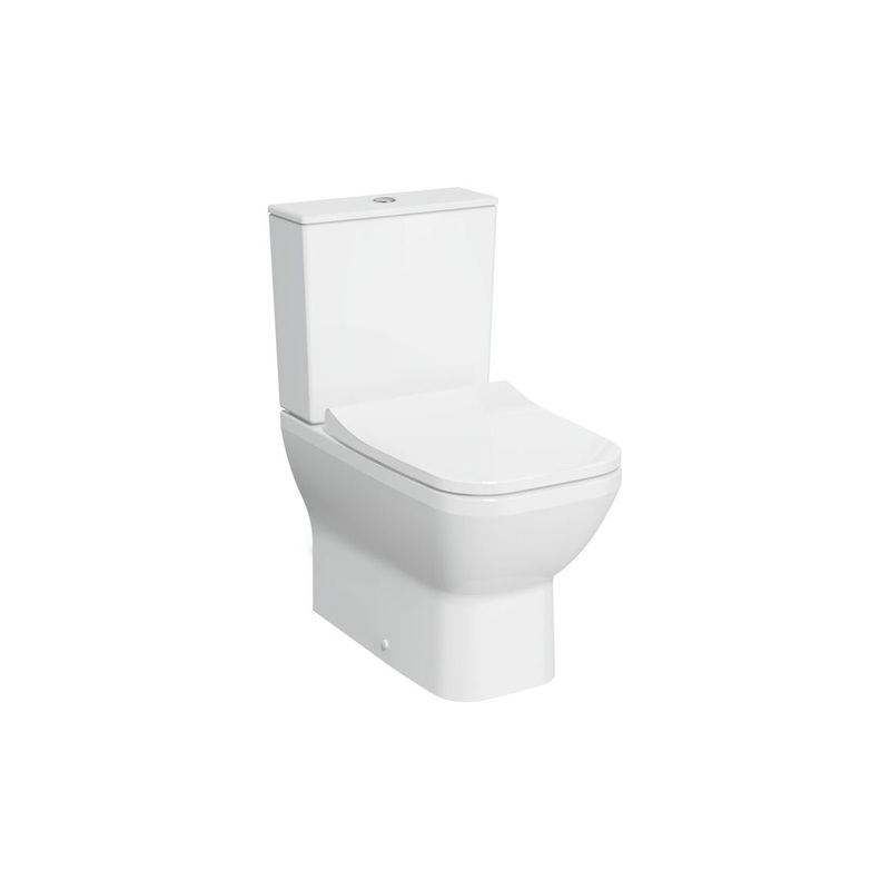 VitrA Integra Square Rimless Fully Shrouded Close Coupled Pan Only – White