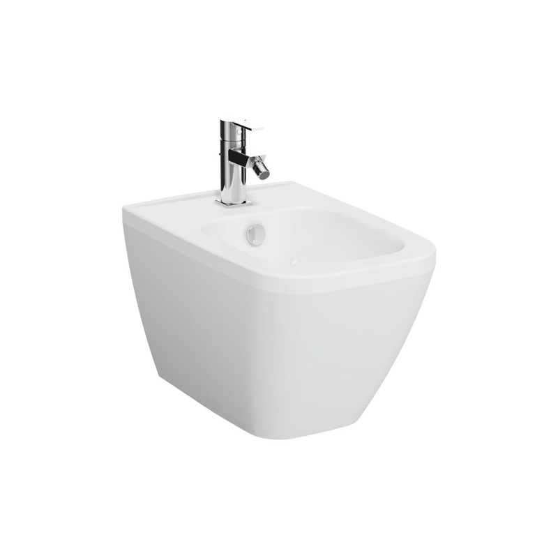 VitrA Integra Square Wall Hung Bidet – White