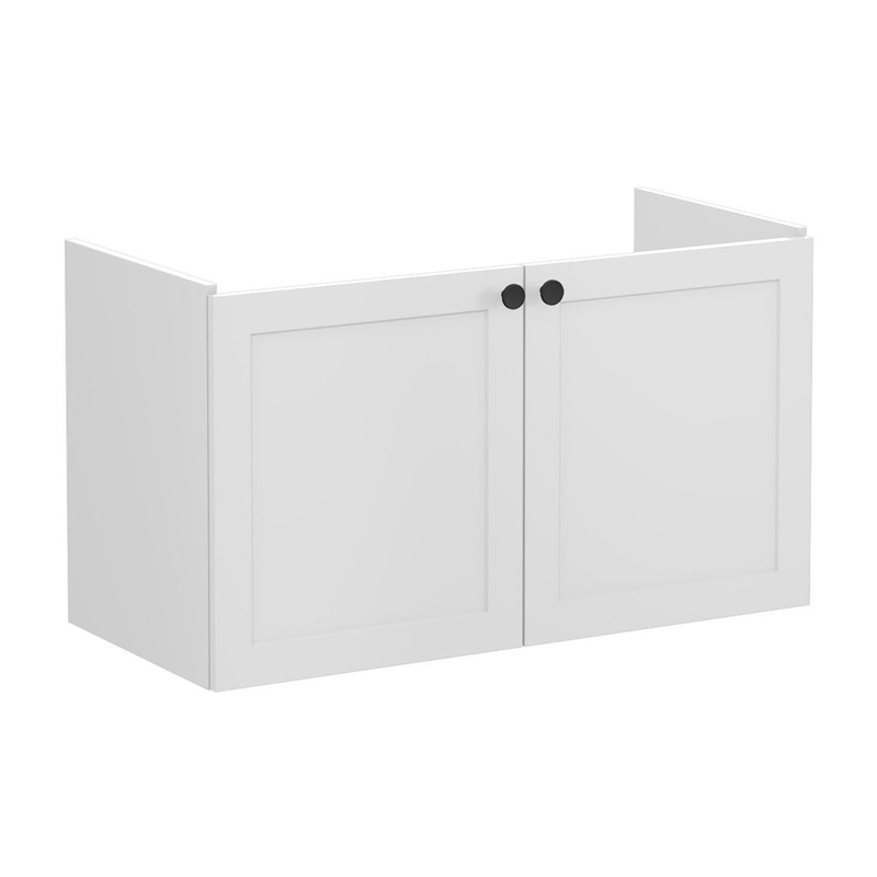 VitrA Root Classic 100cm 2 Door Washbasin Unit – Matt Light Grey