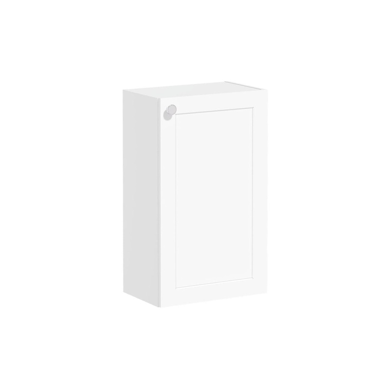 VitrA Root Classic 40cm 1 Door Slim Lower/Base Unit (RH Hinge) – Matt White