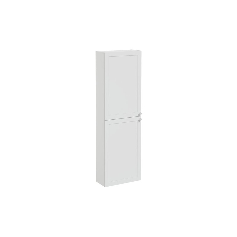 VitrA Root Classic 55cm 2 Door Slim Tall Unit (LH Hinge) – Matt Light Grey