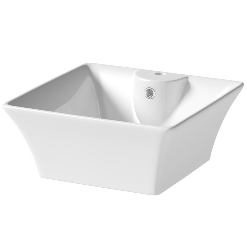 SP Cloakroom Collection Rectangular Basin 490mm