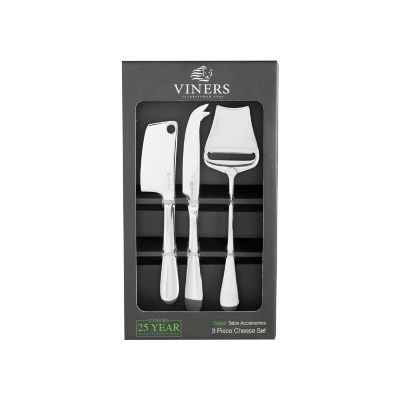 Viners Cheese 18/0 Set  3 Piece Gift Box