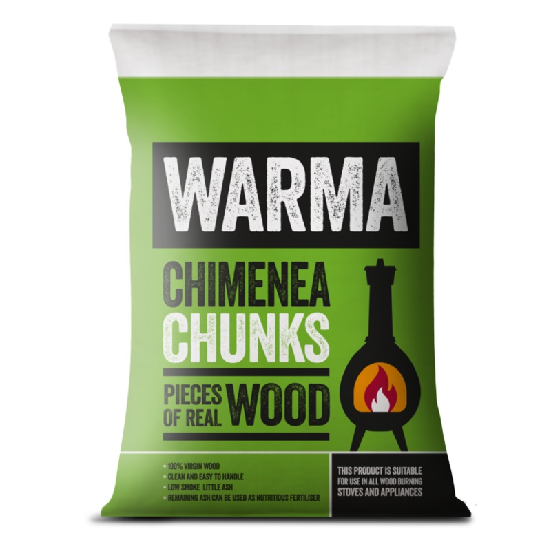 Warma Chimenea Chunks – 9kg