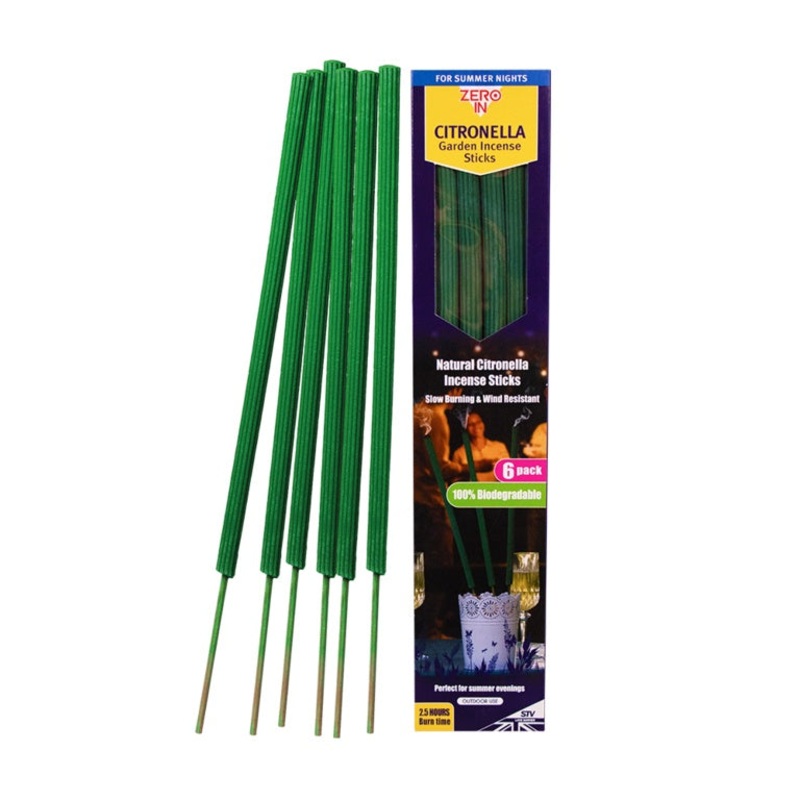 Zero In Citronella Garden Incense Sticks – Pack of 6