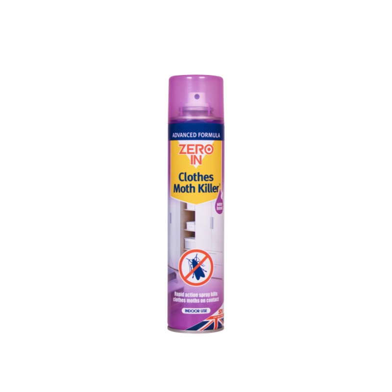 Zero In Clothes Moth Killer|300ml Aerosol|500ml