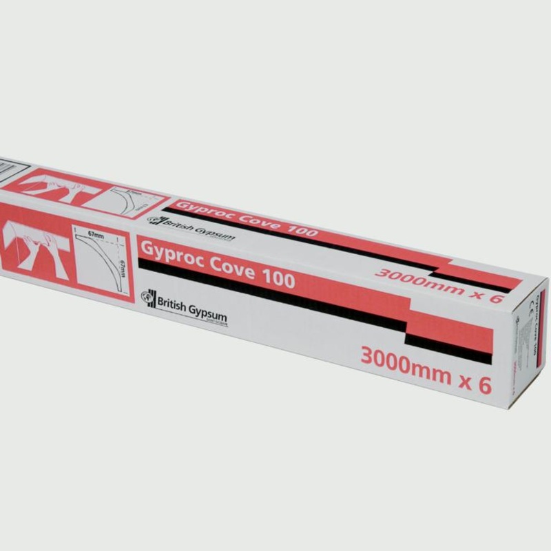 Gyproc Coving 100mm x 3m|Pack 6