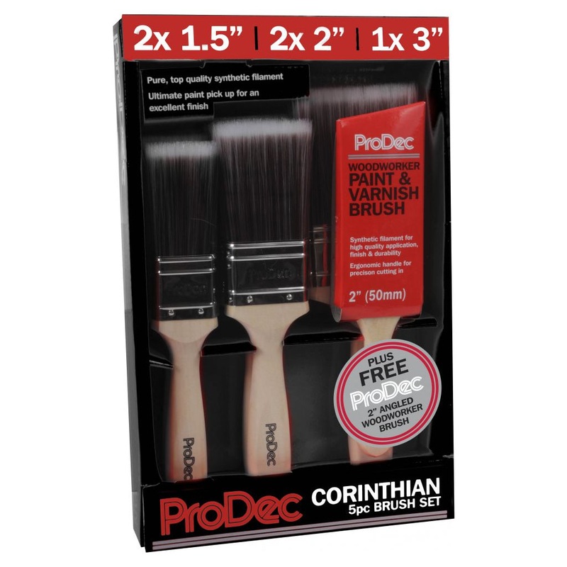 ProDec Corinthian Brush Set|5 Piece