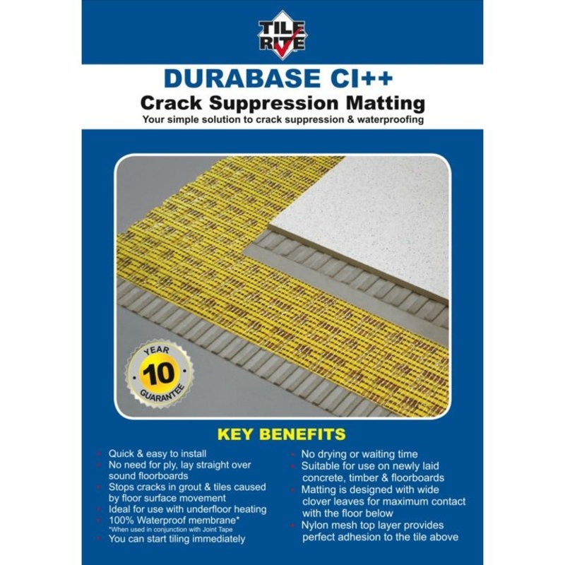 Tile Rite Durabase CI++ Crack Suppression Matting 5m