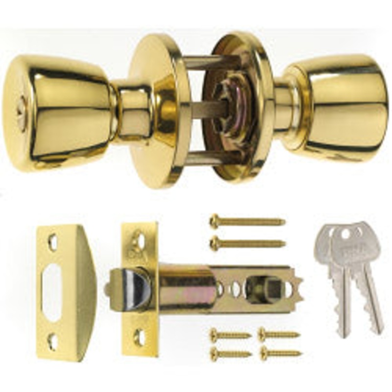 Era Entrance Lock Set|Brass|Chrome Effect|Satin