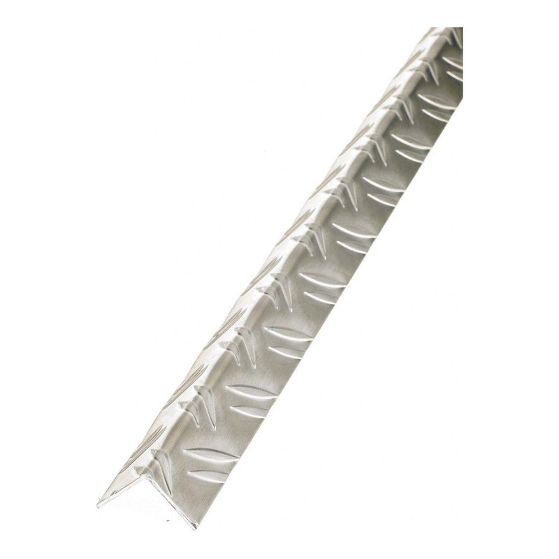 Rothley Equal Angle Checkerplate Aluminium 29.5mm 1m