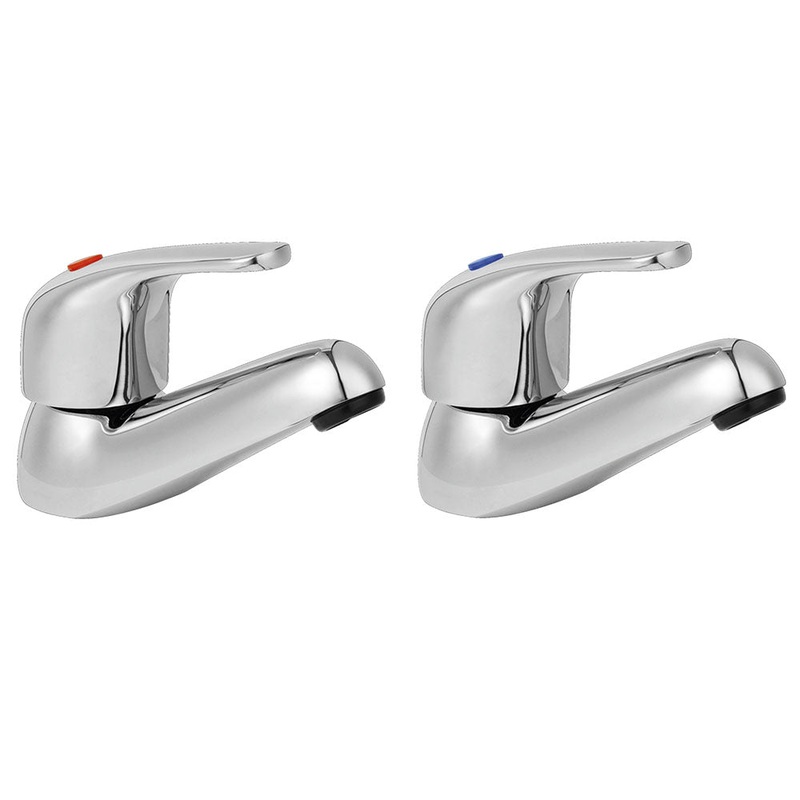 SupaPlumb Eiger Bath Taps W: 50mm H: 84mm D: 129mm