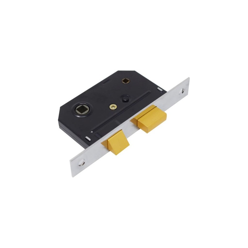 Yale Essentials Bathroom Lock Chrome 2 Lever