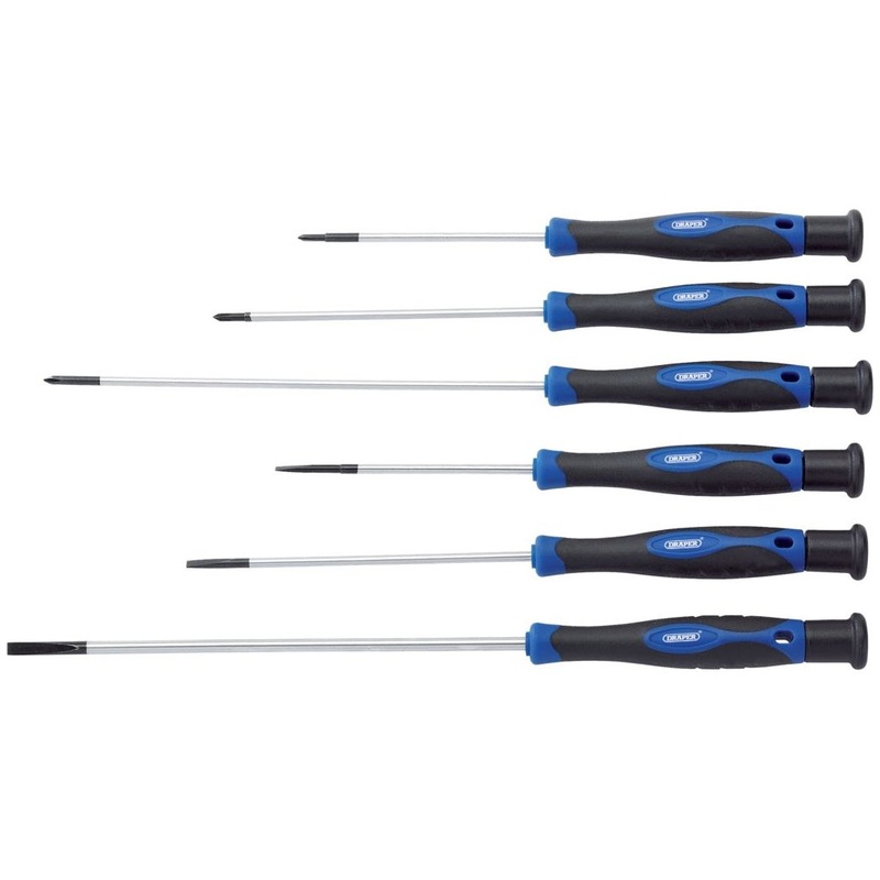 Draper Extra Long Precision Screwdriver Set