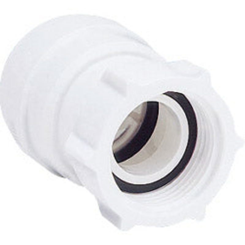JG Speedfit Female Coupler Tap Connector – White