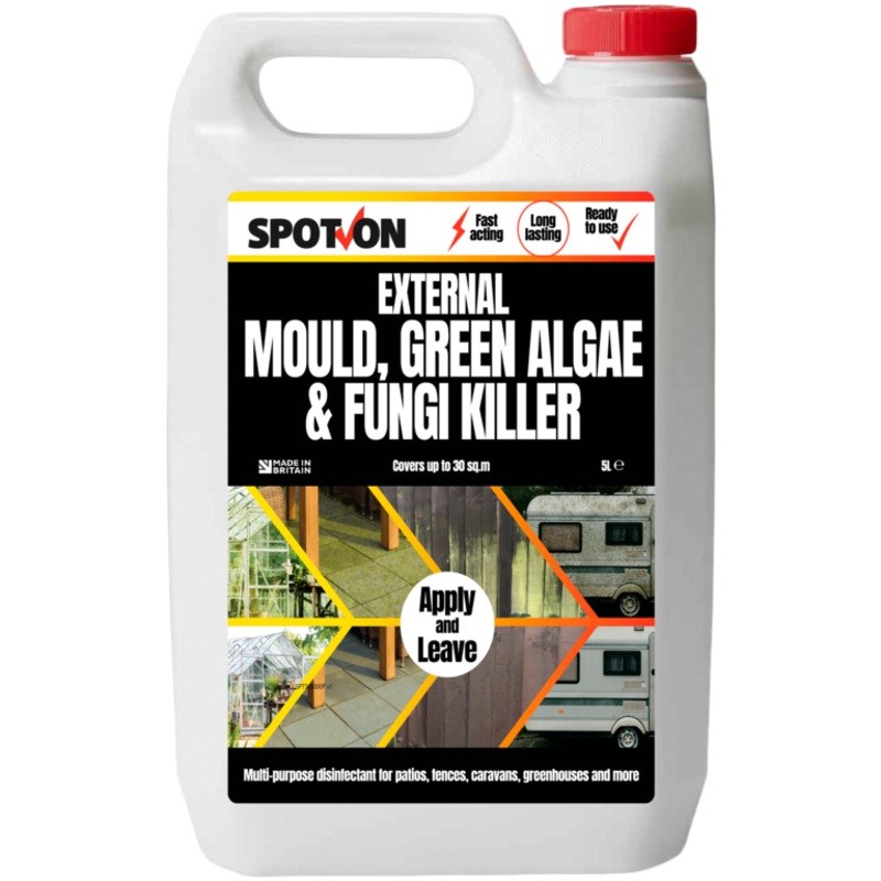 Spot On External Mould, Green Algae & Fungi Killer 5L
