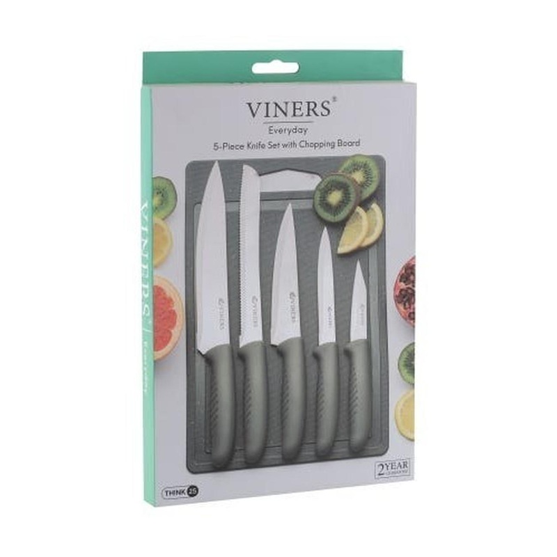 Viners Everyday Knife & Board Set  6 Piece