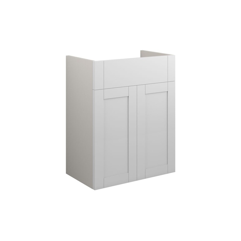 Clarence 500mm Standard Basin Unit – Matt White