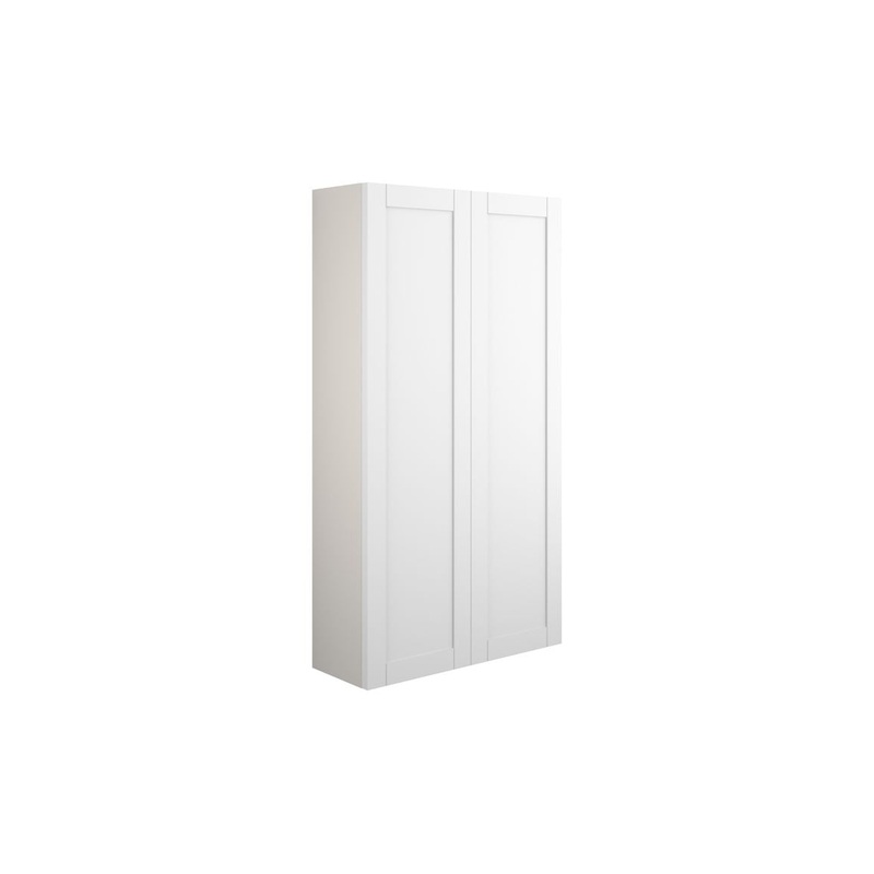 Clarence 600mm Slim 2 Door Storage Unit – Matt White