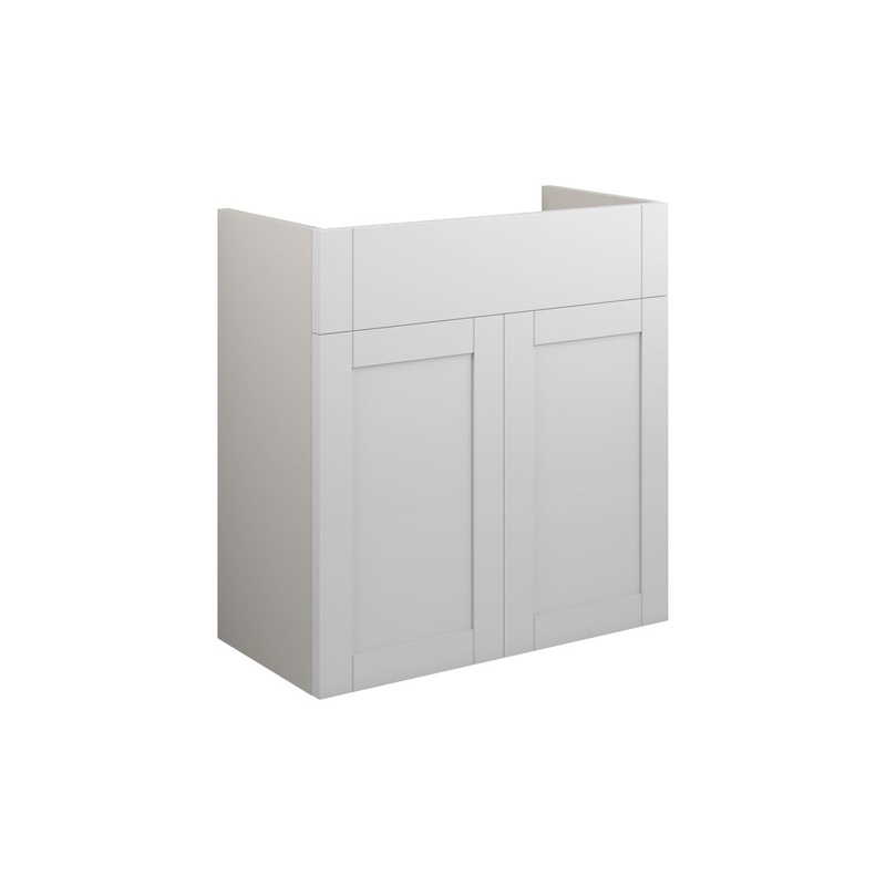 Clarence 600mm Standard Basin Unit – Matt White