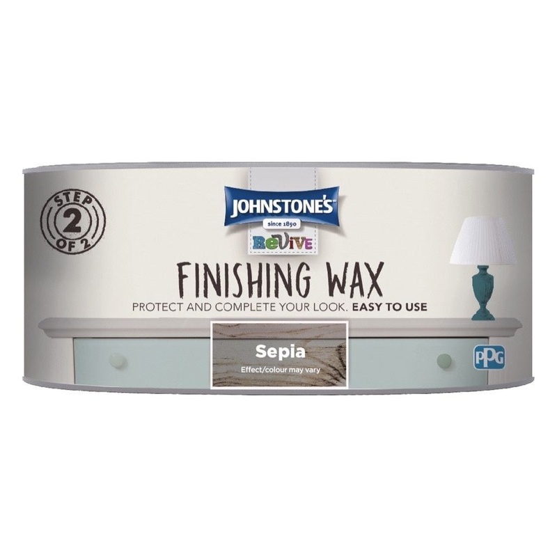 Johnstones Finishing Wax Sepia